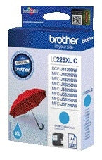 Brother LC-225XLC Blauwe Inktcartridge - Hoge Capaciteit