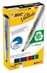 Viltstift Bic 1751 Whiteboard schuin L zwart - 2