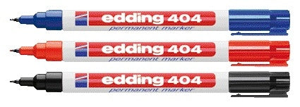 Viltstift edding 404 rond 0,75mm blauw - 2