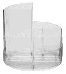 Maul ROUNDBOX transparante bureaustandaard 12,5 cm