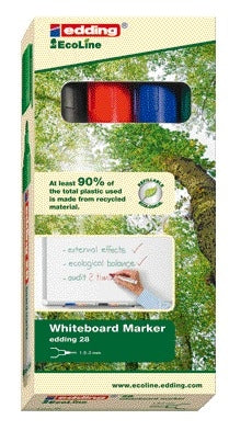 Viltstift Edding 28 Whiteboard Eco Rond 1,5-3 Assortie