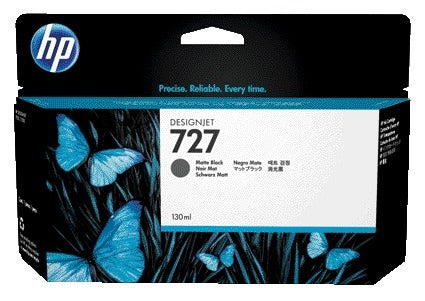 HP 727 Mat Zwart Inktcartridge – Origineel, 130ml inhoud