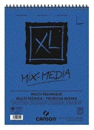 Aquarelblok Canson XL Mix Media A4 300 g/m² 30 Vel Spir