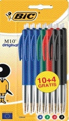 Bic M10 Balpen Assorti, 20 Stuks