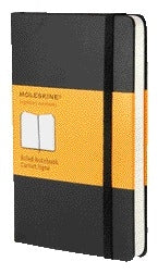 Notitieboek Moleskine Pocket 90x140 mm lijn zwart