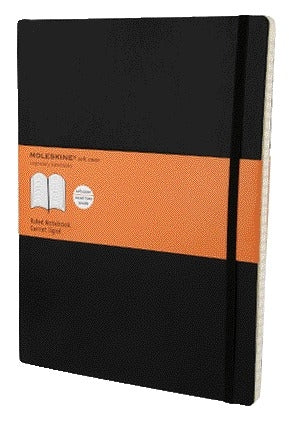 Moleskine XL 190x250 mm Notitieboek Lijn Zwart
