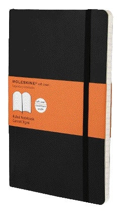 Moleskine Large Notitieboek 130x210 Lijn Zwart