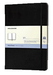 Moleskine A4 Schetsboek, Zwart, 160 g/m², 80 Pagina's