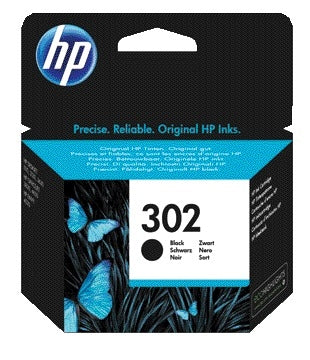 HP F6U66AE 302 Zwart Inktcartridge, geschikt voor diverse HP printers
