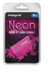 USB Stick Integral FD 16GB Neon Roze