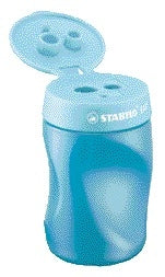 Puntenslijper STABILO Easy 4501 links blauw