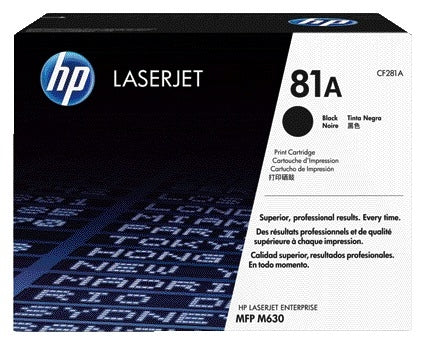 HP CF281A 81A Zwart Original Tonercartridge