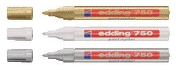 Viltstift edding 750 lak rond 2-4mm goud - 2