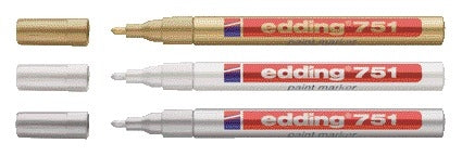 edding 751 Lak Marker Rond 1-2mm Goud - 2
