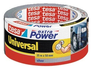 Duct tape tesa extra Power Uni 25mx50mm grijs