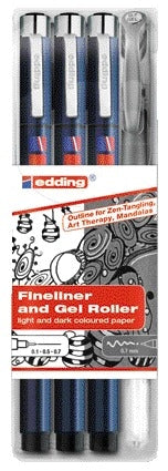 Edding 1800/2185/4S Tangle Assorti Set