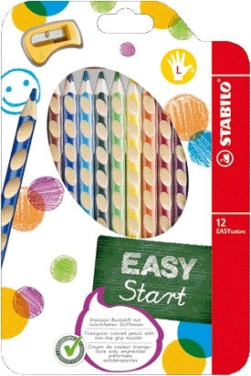 Stabilo Easycolors LH 12-delig ergonomische kleurpotloden