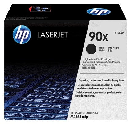 HP CE390X 90X Zwart Tonercartridge, 24.000 pagina's