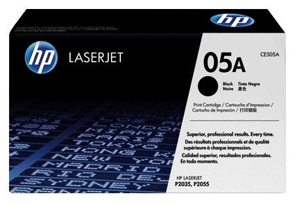 HP CE505A 05A Zwarte Tonercartridge (2.300 pagina’s)