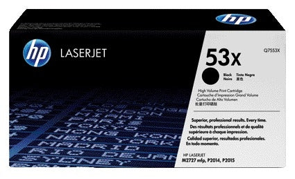 HP Q7553X 53X Zwarte XL/HC Tonercartridge