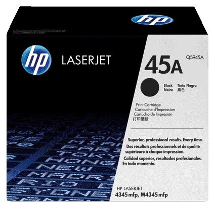 HP Q5945A 45A Zwart Tonercartridge, 18.000 pagina's