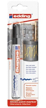 Viltstift Edding 750 Lak rond, 2-4mm, Zwart
