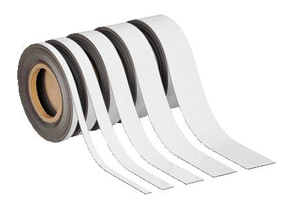 Magneetband Maul Beschrijfbaar 10m x 30mm Wit