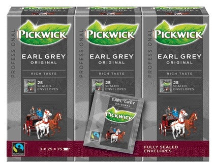 Pickwick Earl Grey Fairtrade Theezakjes 25 x 2 g