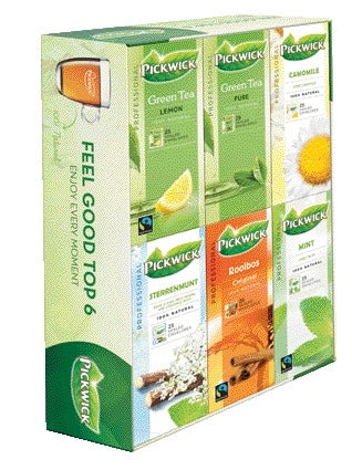 Pickwick Multipack Thee Assortiment 6 x 25 zakjes