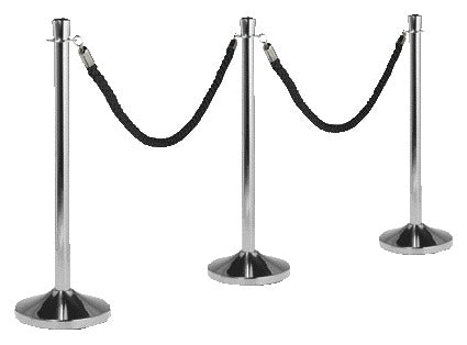 Koord voor Afzetpaal Securit 150cm Zwart - 2