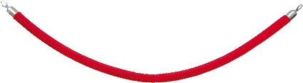 Securit RVS afzetpaal met chromen koord, 150cm - 3
