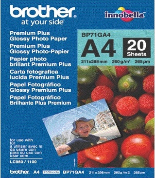 Fotopapier Brother BP-71 A4 260 g/m² glans