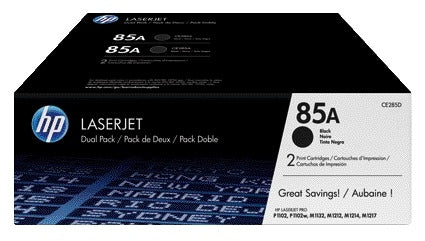 HP CE285AD 85A Zwart 2-Pack - Hoog volume printen