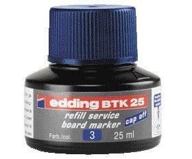 Edding BTK25 Navulinkt voor Whiteboard Markers Blauw, 25ml