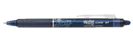 Rollerpen PILOT FriXion BLRT-FR7 clicker M blauwzwart