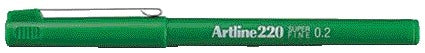 Artline 220 Fineliner 0,2mm groen