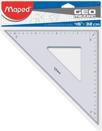 Maped Geodriehoek Geometric 32cm met UV-inkt Maatverdeling