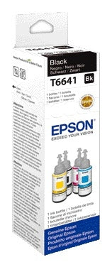 Epson T6641 Zwart Navulinkt - Grote Capaciteit