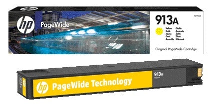 HP 913A Gele Inktcartridge, hoge capaciteit, tot 3.000 pagina's