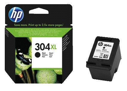 HP N9K08AE 304XL Zwart Inktcartridge