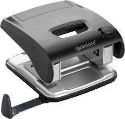 Luxe kantoorperforator Quantore 20vel met papieraanleg