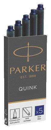 Inktpatroon Parker Quink permanent blauw - 2