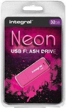 USB-stick Integral 32GB Neon Roze
