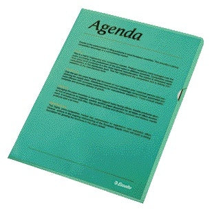 L-map Esselte A4 PP 0.11mm Groen