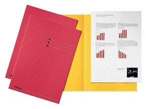 Esselte A4 manilla vouwmap 180 g, rood