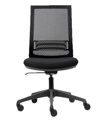 Bureaustoel Euroseats Canillo 002 zwart, synchroonmechaniek en 2-locking