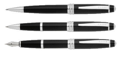 Cross Bailey vulpen in zwart met gegraveerde details en garantie - 7