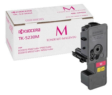 Kyocera TK-5230M Rood Toner Cartridge - 2.200 pagina's