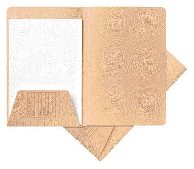 Binnenmap Jalema A4 225 g/m² met flap Chamois