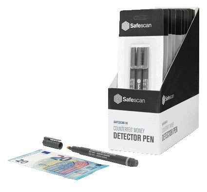 Safescan 30-Count Valsgeld Detectiepen, 3-Pack, Grijs